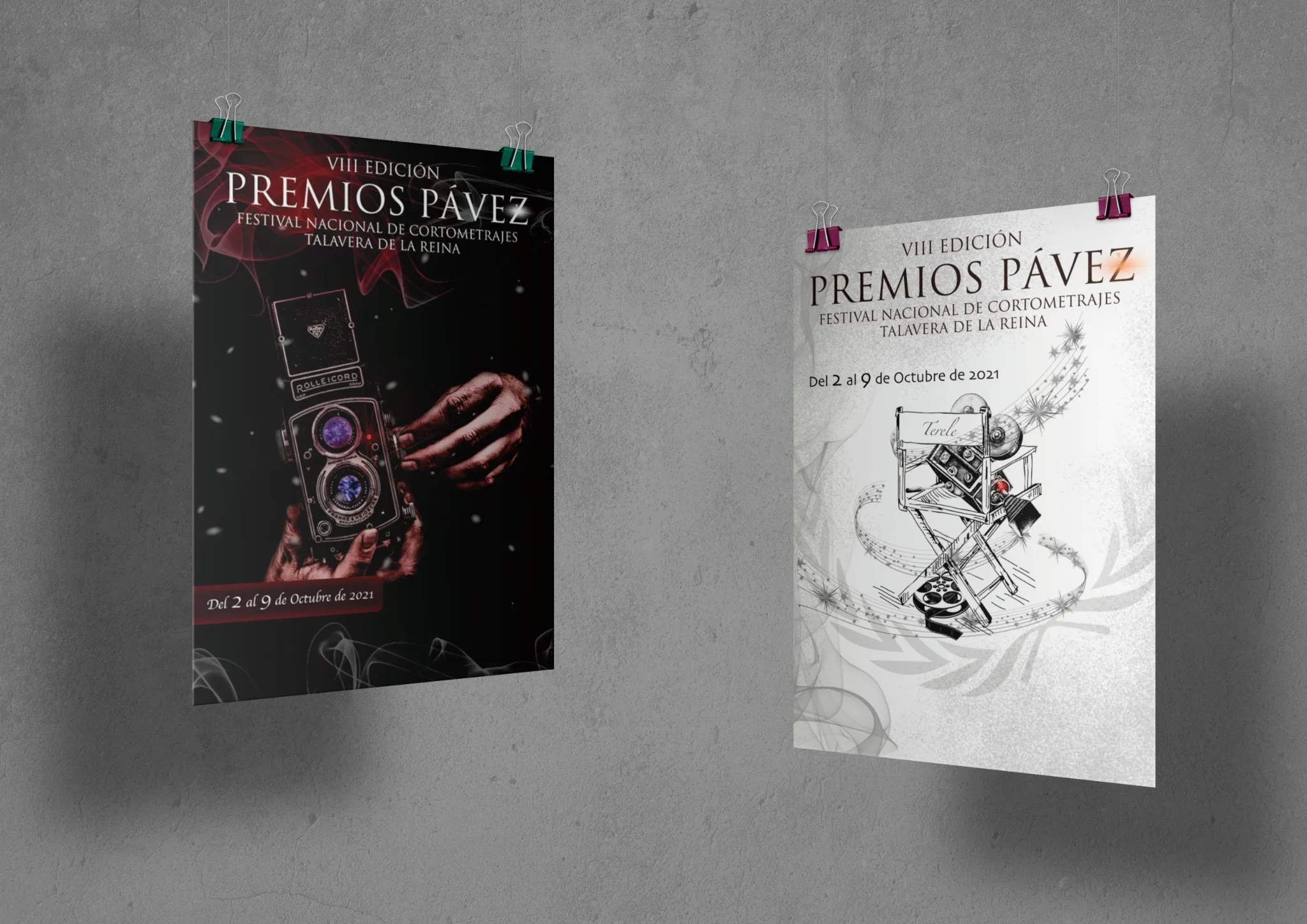 Carteles premios Pávez 2021