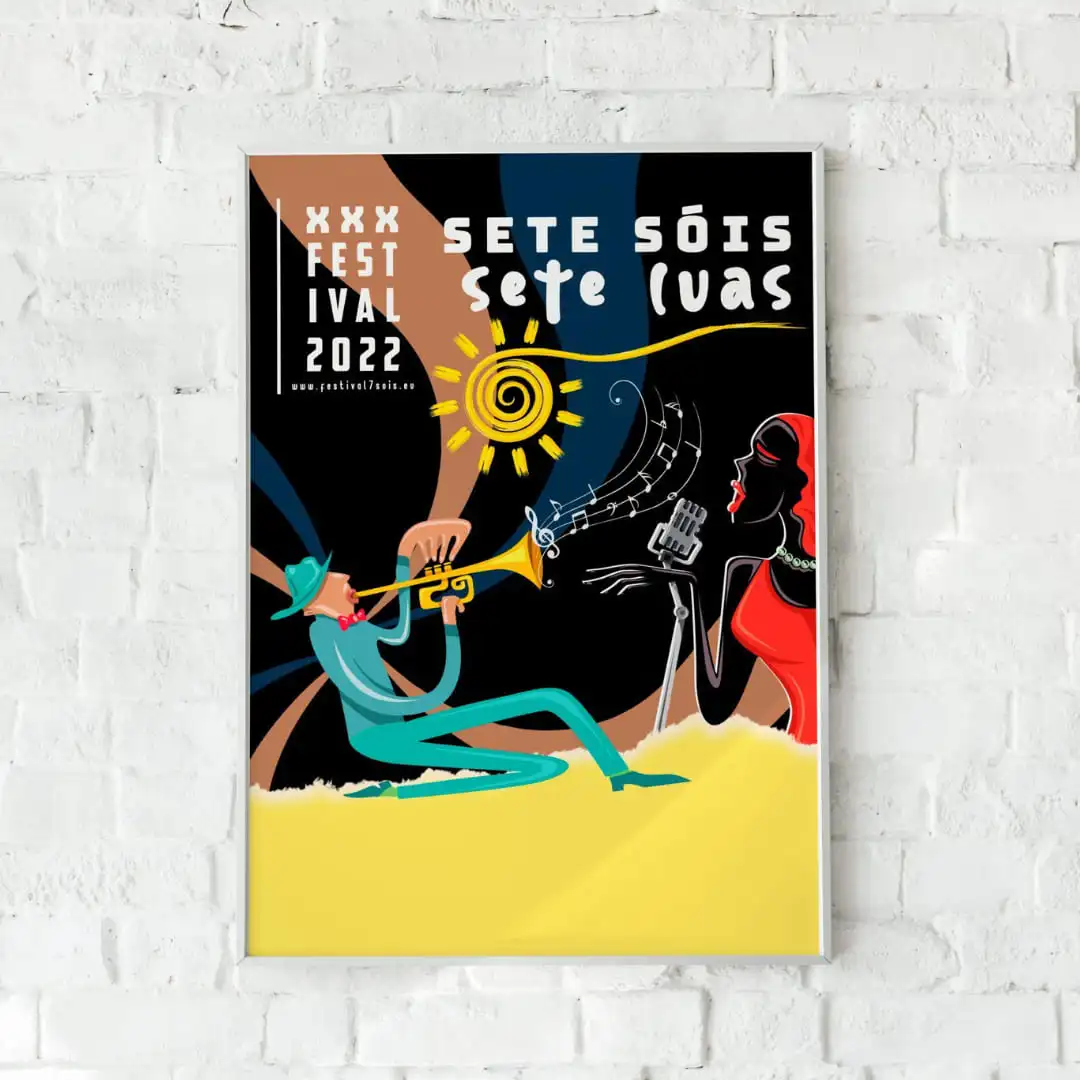 Cartel festival Sete Sóis Sete Luas