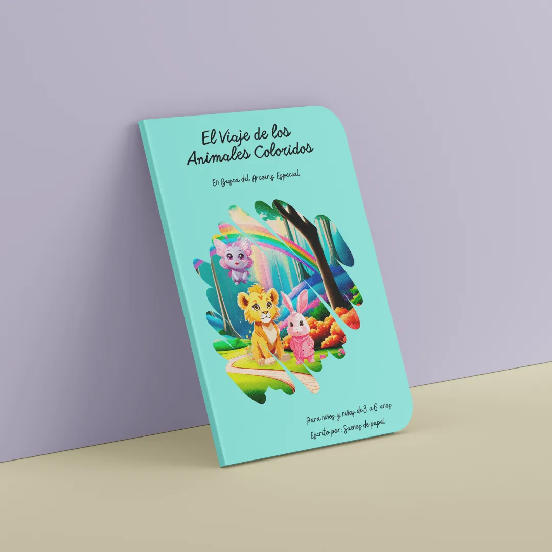 Libro infantil “El viaje de los animales coloridos”