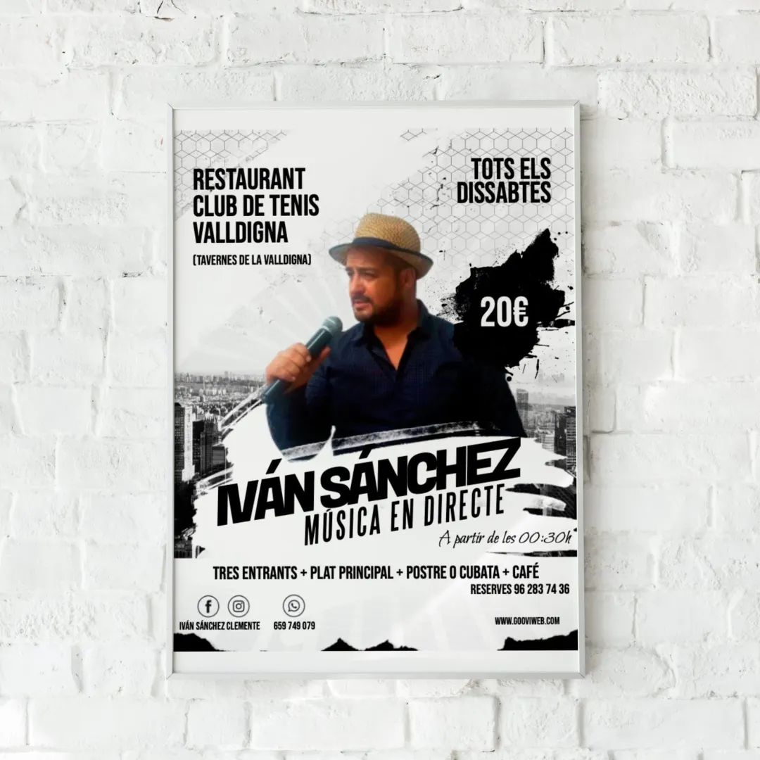 Cartel Iván Sánchez