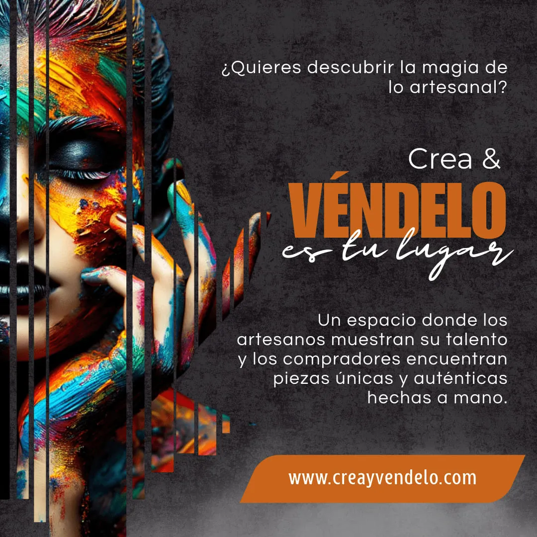 Cartel Crea & Véndelo