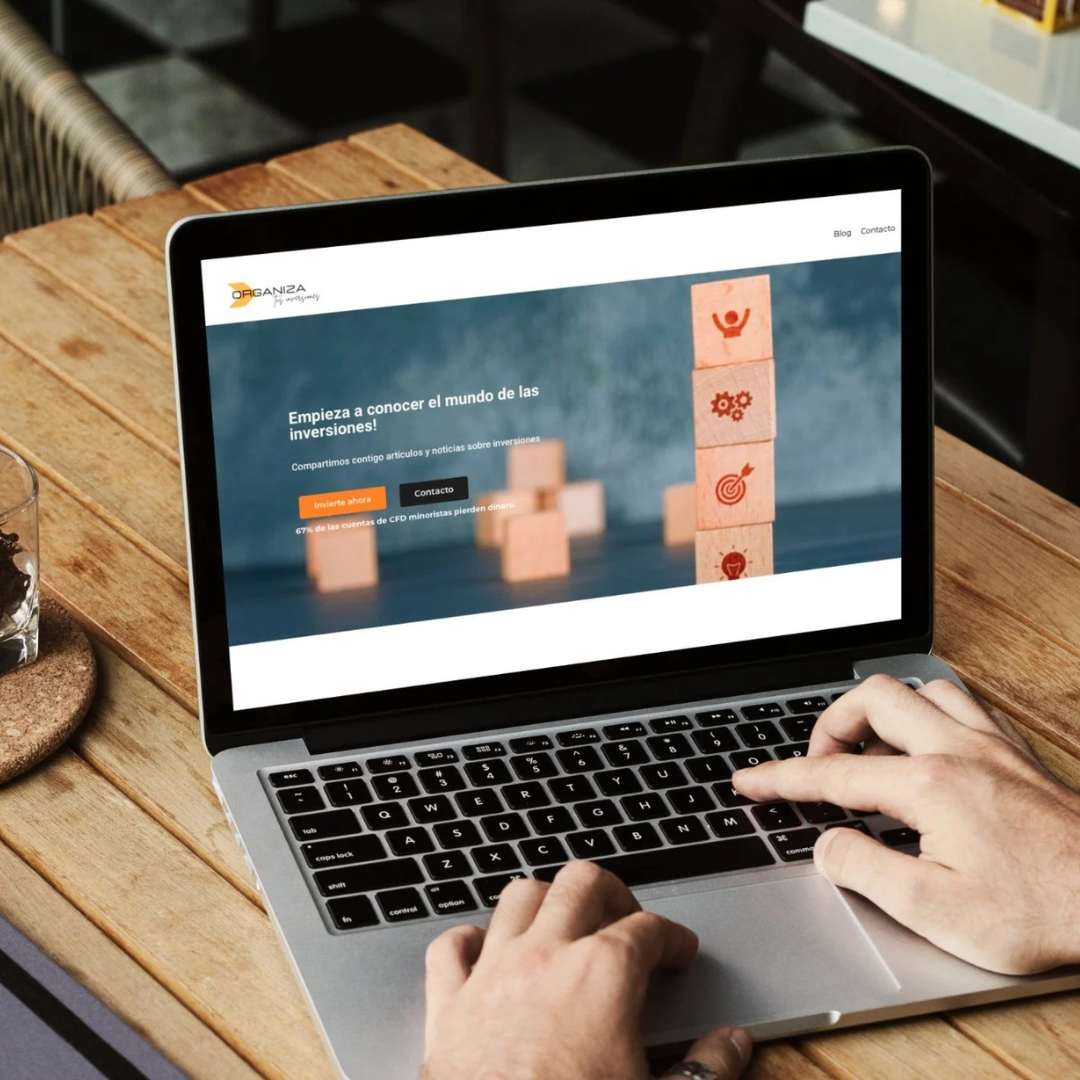 Sitio web organiza tus inversiones